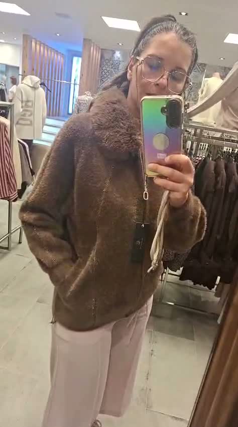 Casaco Teddy com Gola de Pelo