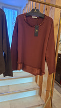 Camisola Bordô com Franjas