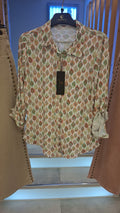 Blusa Estampado Folhas Outonal