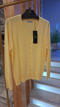 Casaco Amarelo Cardigan