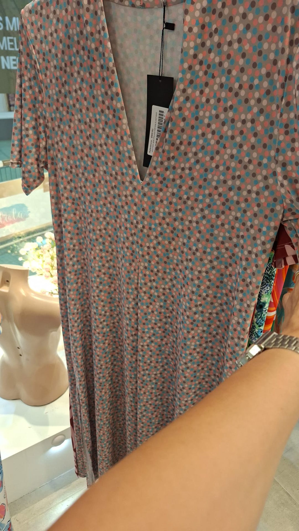 Vestido Bolinhas Multicolor