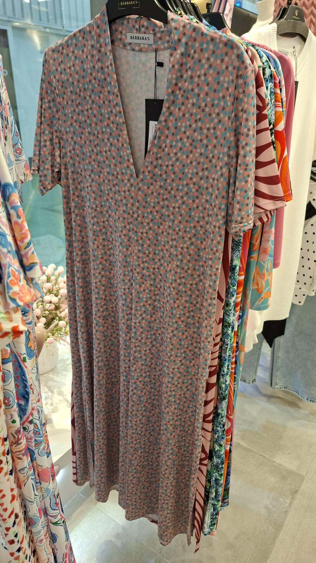 Vestido Bolinhas Multicolor