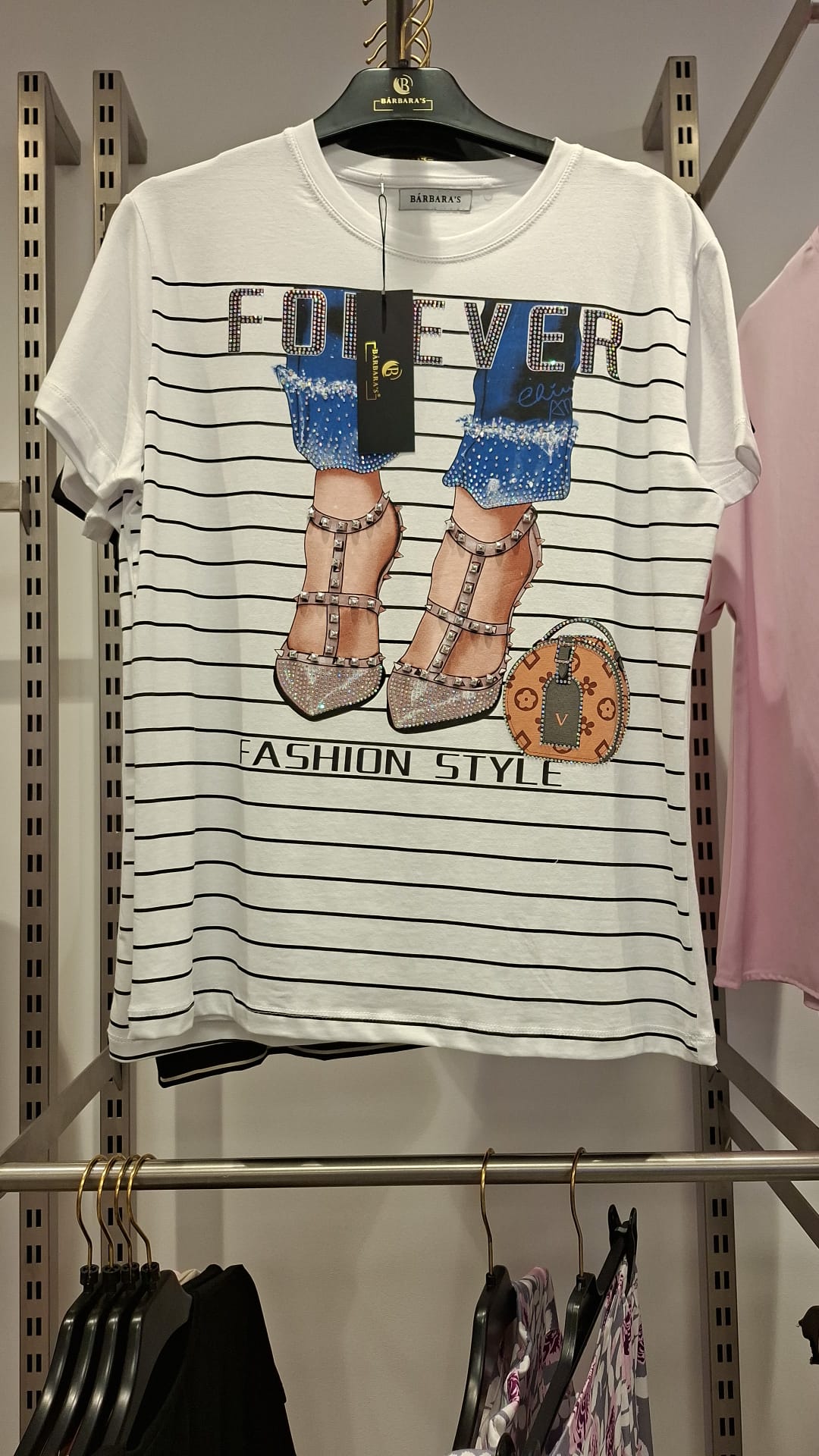 T-shirt Riscas Forever Fashion Style