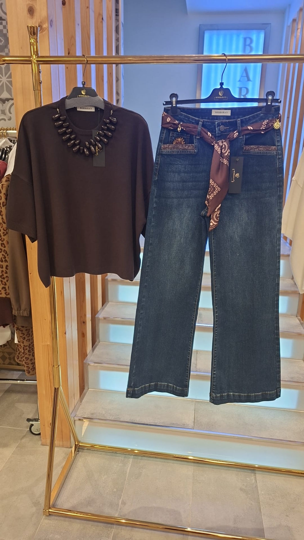 Conjunto Calças + Camisola — Bárbara
