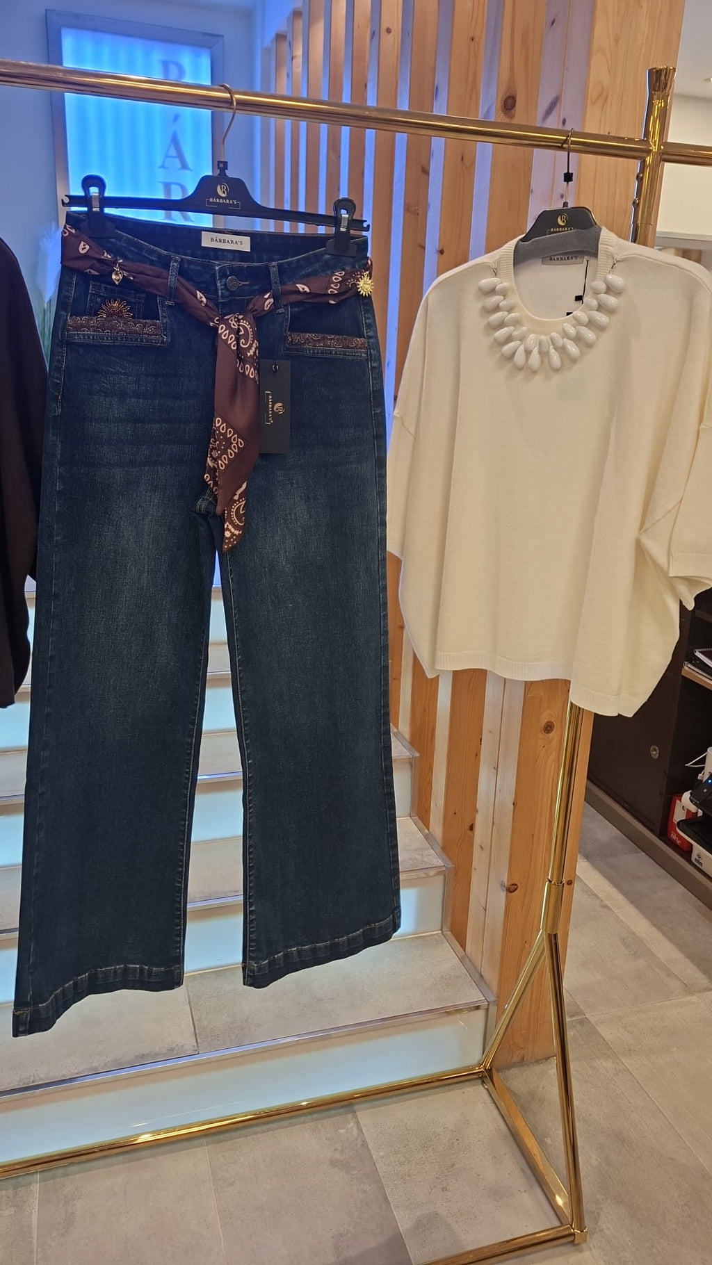 Conjunto Calças + Camisola — Bárbara