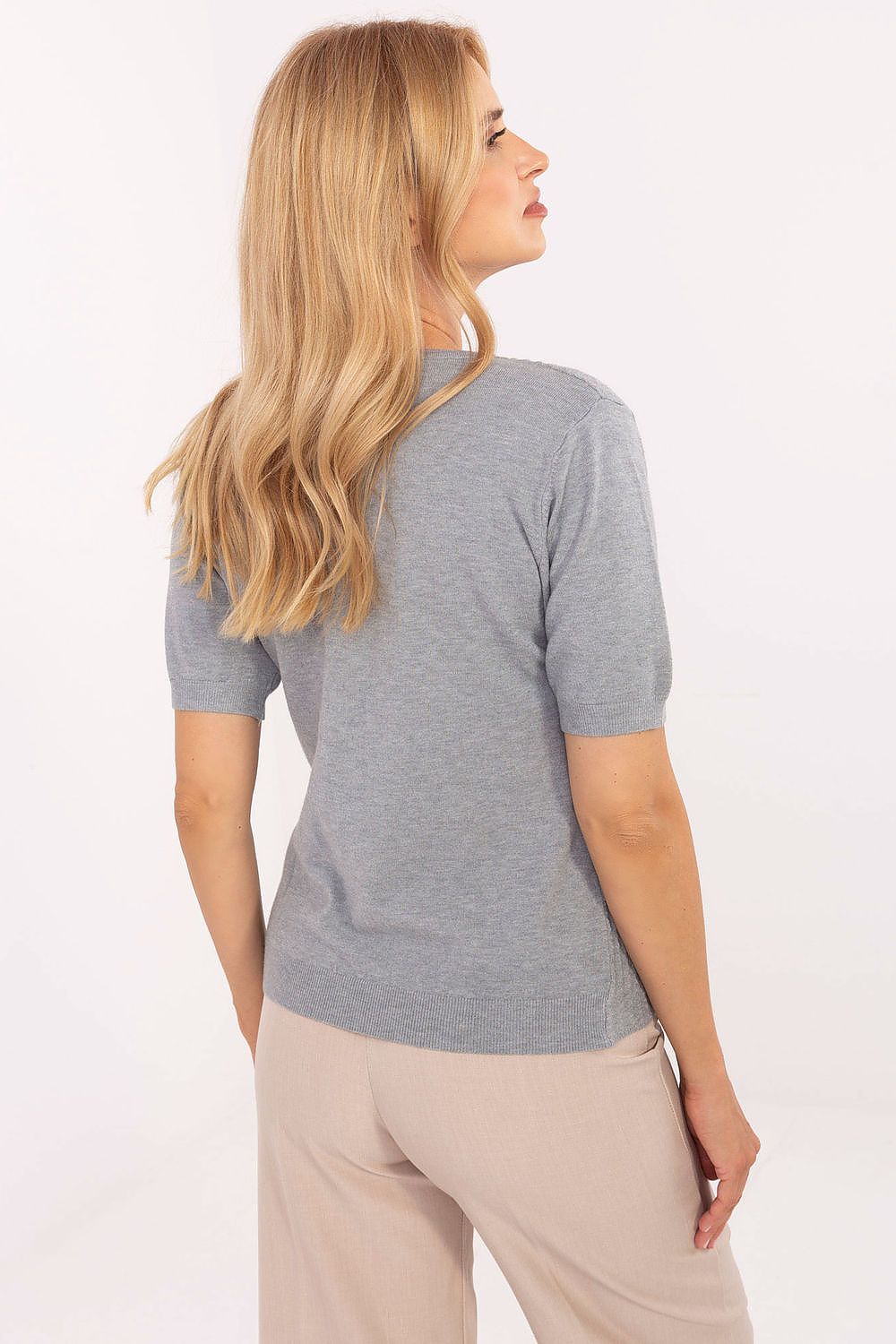  Short sleeve sweater model 216767 Factory Price 