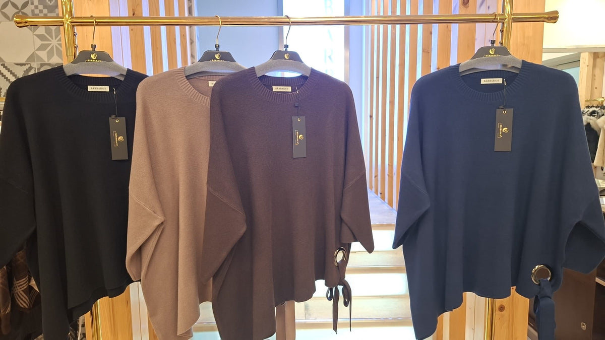 Camisola Oversize com Laço Lateral