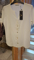 Top Branco Bordado
