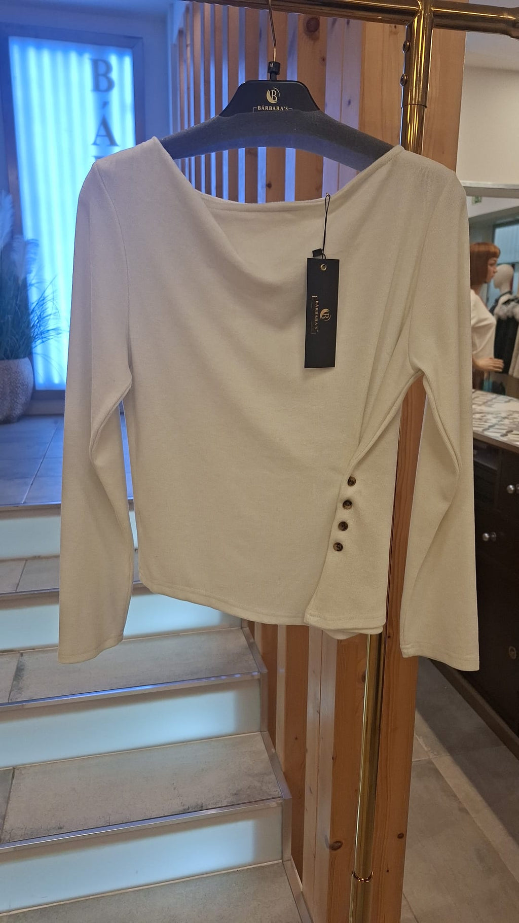 Blusa Cruzada Manga Comprida