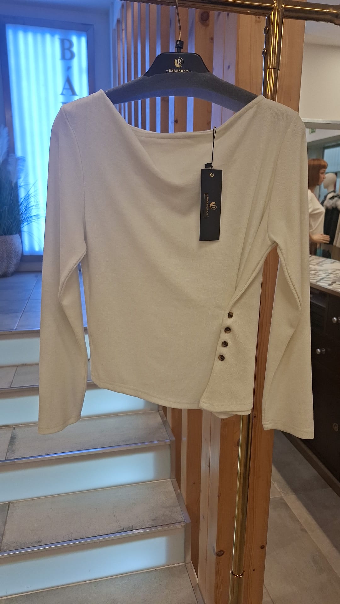 Blusa Cruzada Manga Comprida
