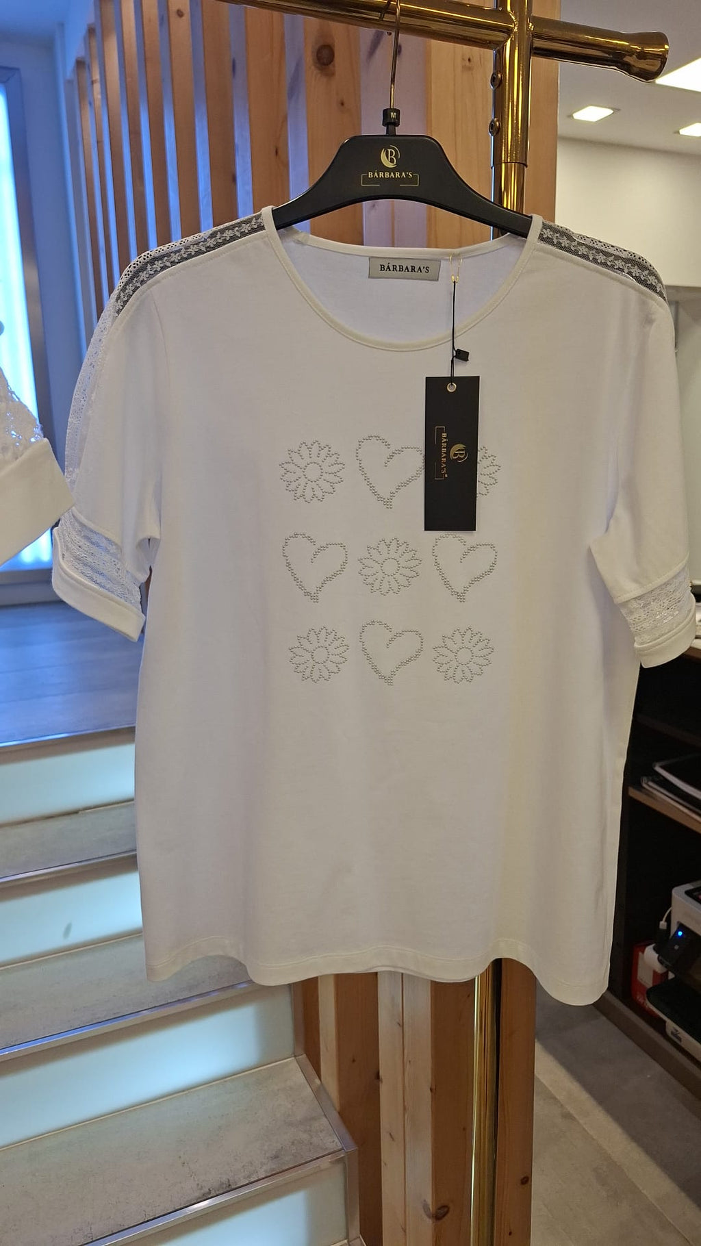 Top Branco Bordado